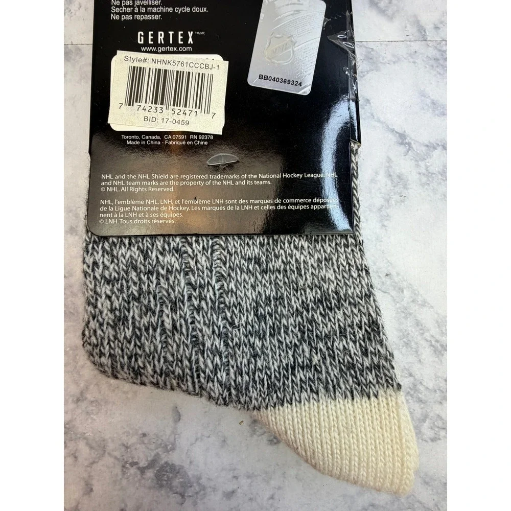 Winnipeg Jets NHL Boot Length Socks Mens Grey Wool Blend Gertex NHNK5761CCCBJ-1